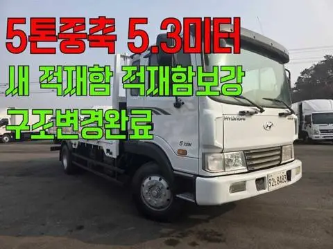 현대 메가트럭 5톤 카고 2008년식 사진 1