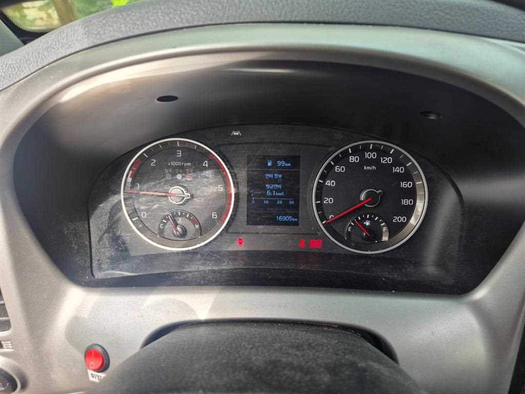 기아 봉고 1톤 고소작업차 2025년식 계기판 주행거리 16,905km