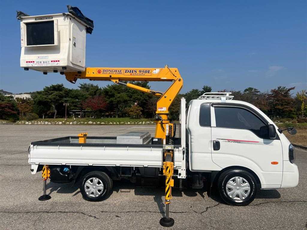 기아 봉고 1톤 바가지차 2020년식 DHS 950L 붐 조수석 쪽