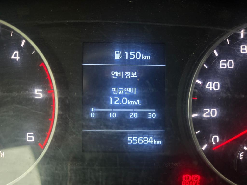 기아 봉고 1톤 카고크레인 2022년식 계기판 주행거리