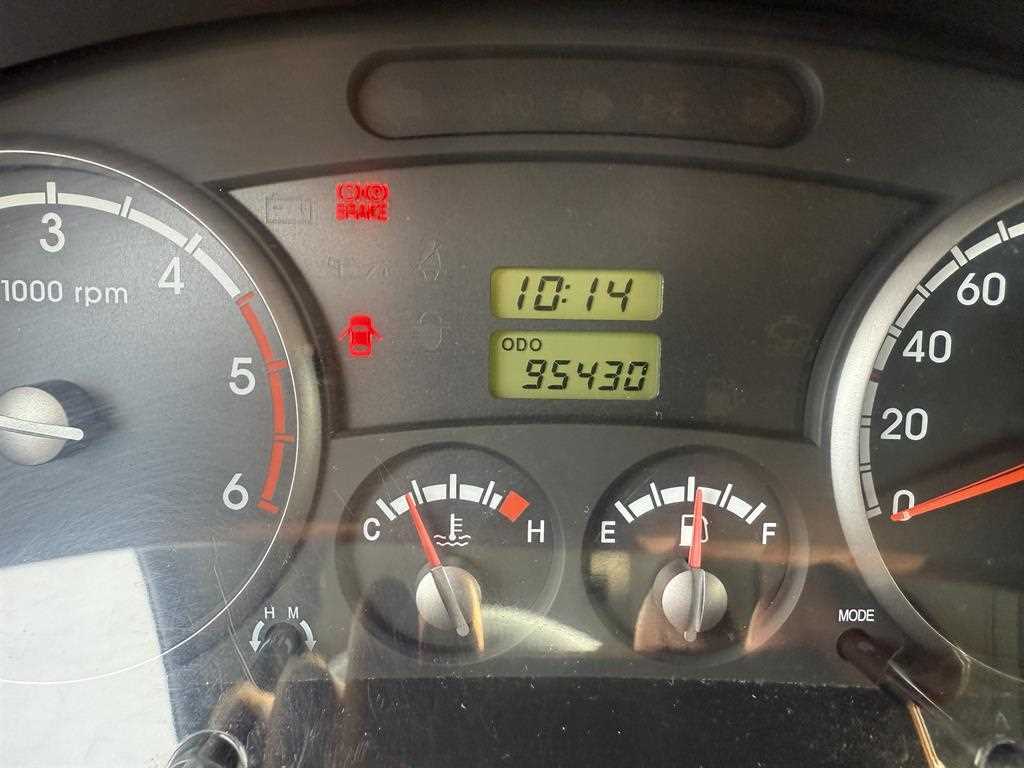 기아 봉고 1톤 탱크로리 2009년식 계기판 ODO 95,430km