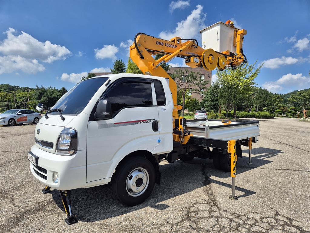 기아 봉고 1.2톤 바가지차 2022년식 아웃트리거 전개