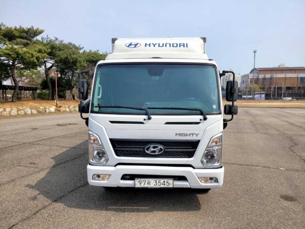 현대 마이티 2.5톤 익스탑 2018년식 마이티 정면