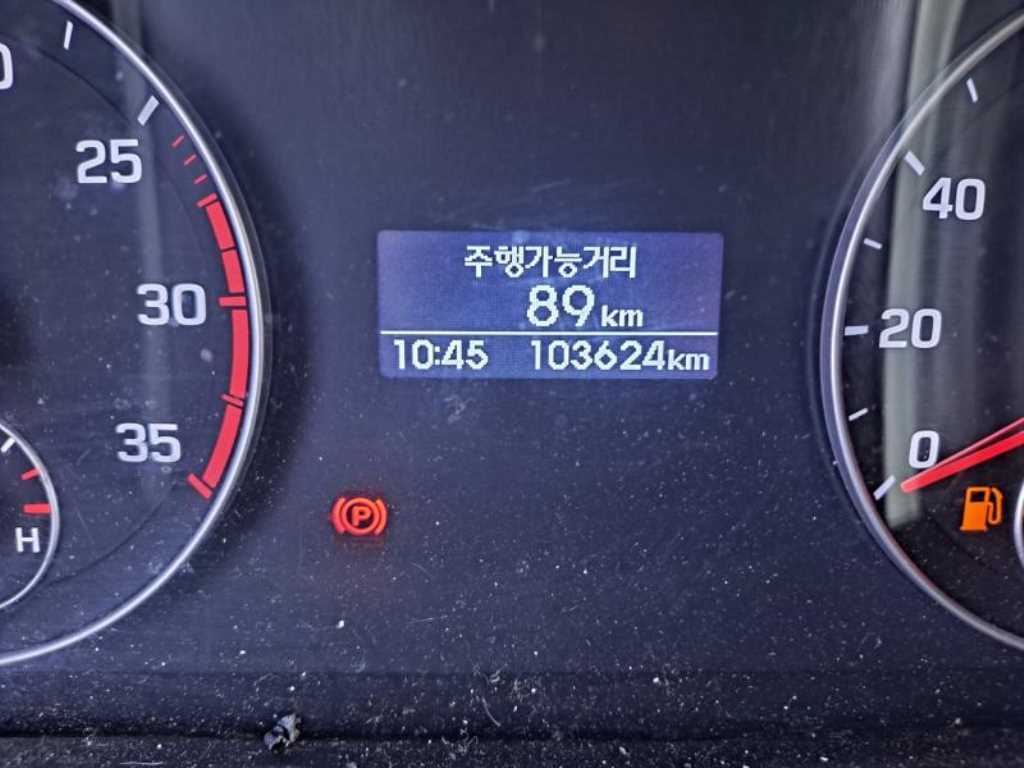 현대 마이티 2.5톤 익스탑 2019년식 계기판 주행거리