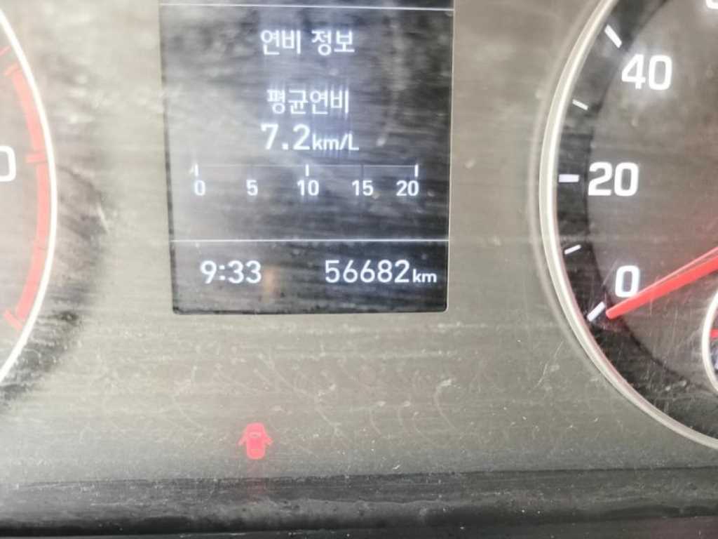 현대 마이티 3.5톤 셀프로더 2022년식 계기판 주행거리