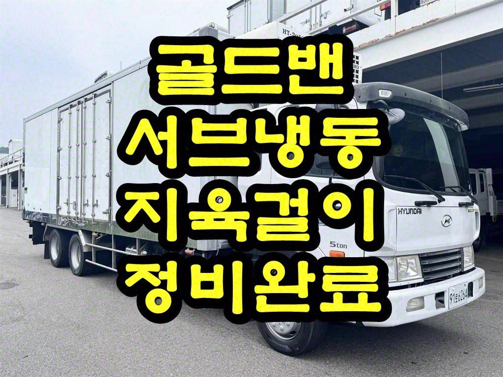 현대 메가트럭 5톤 냉동탑 2009년식 사진 3