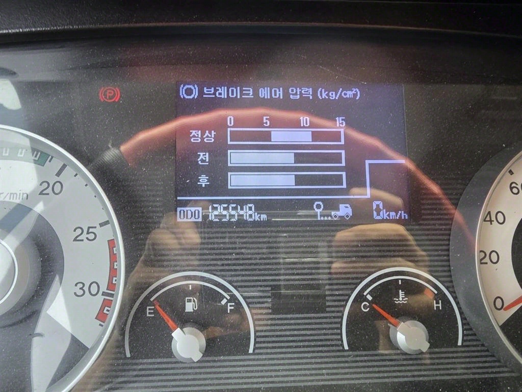 현대 메가트럭 5톤 윙바디 2011년식 계기판 주행거리