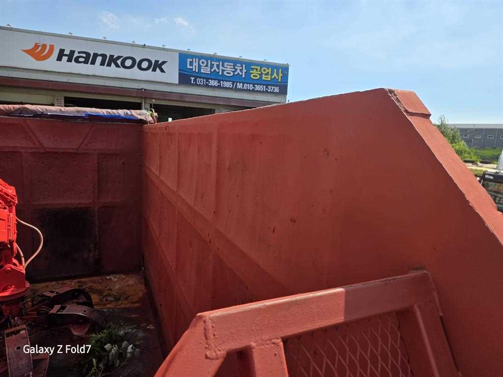 현대 메가트럭 5톤 집게차 2015년식 적재함 측판