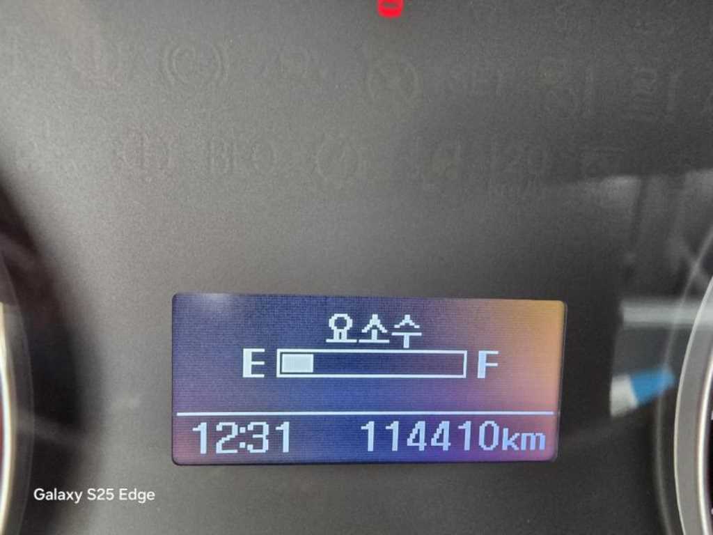 현대 올뉴마이티 3.5톤 내장탑 2020년식 계기판 114,410km