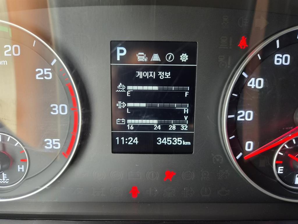 현대 올뉴마이티 3.5톤 냉동탑 2026년식 계기판 주행거리