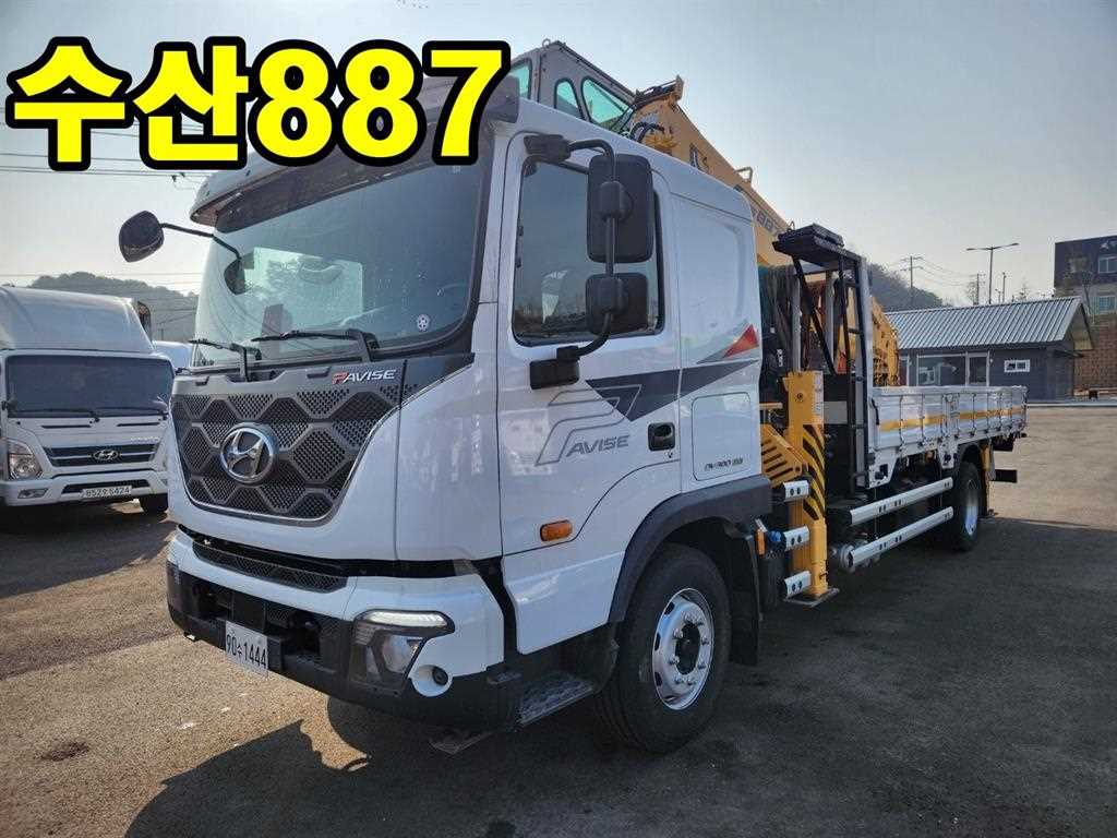 현대 파비스 5톤 카고크레인 2021년식 사진 1