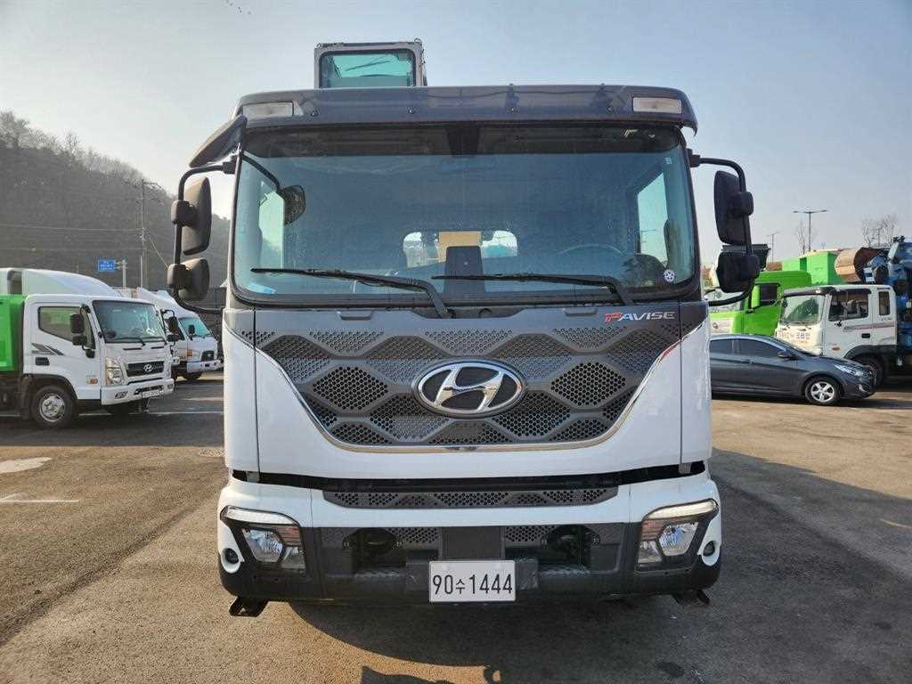현대 파비스 5톤 카고크레인 2021년식 파비스 캡 정면