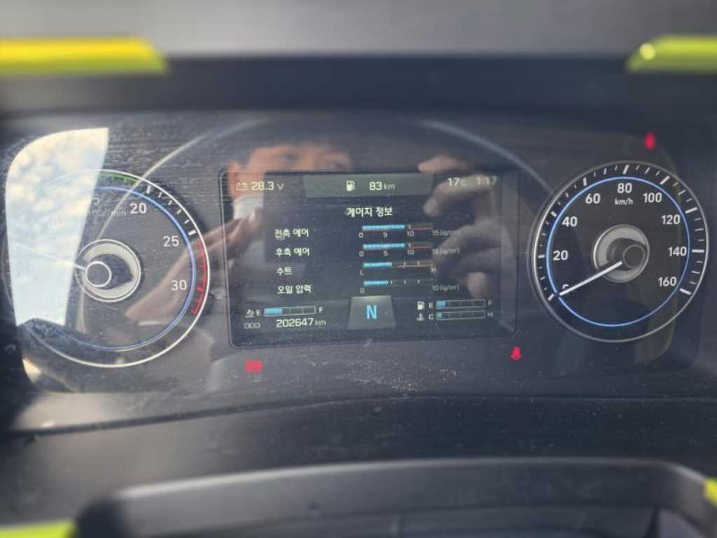 현대 파비스 5.5톤 윙바디 2020년식 계기판 주행거리 202,647km